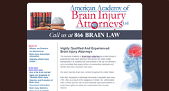 Desktop Screenshot of braininjuryacademy.org